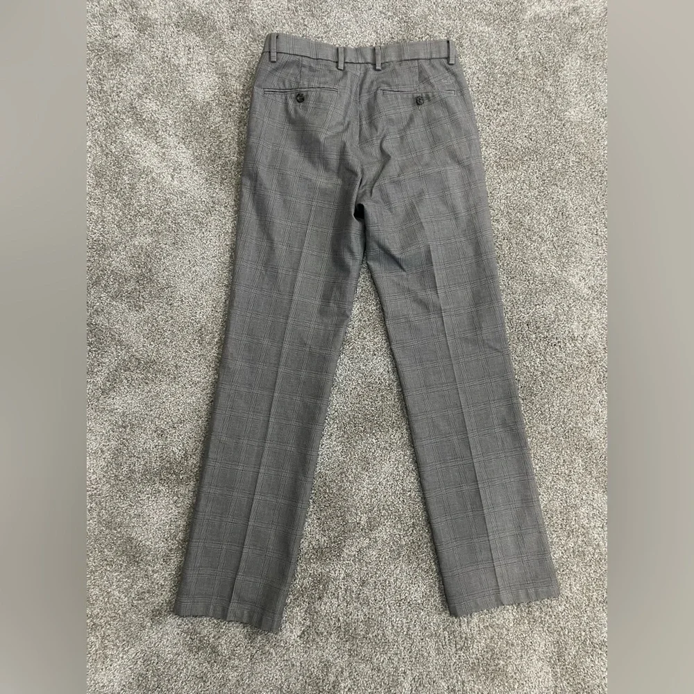 Dockers Men's Gray Plaid Suit Pants
